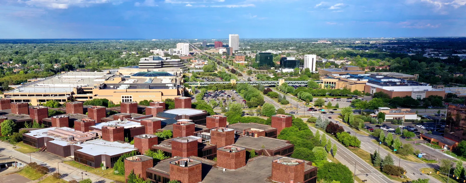 Troy Skyline along Big Beaver Road